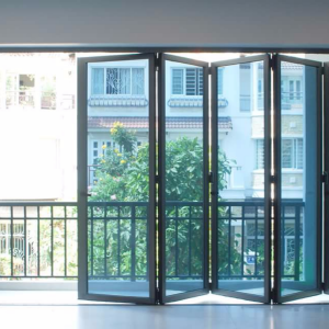 Cửa xếp trượt gấp nhôm Xingfa cao cấp