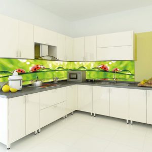 Kính ốp bếp nhiều màu sang trọng cao cấp