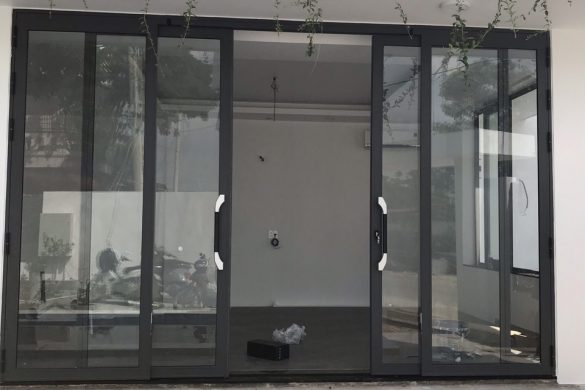 Cửa nhôm xingfa thiết kế quay trượt
