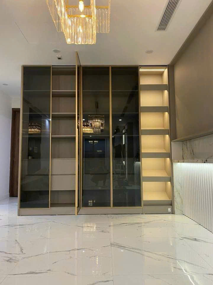 Mẫu tủ quần áo nhôm