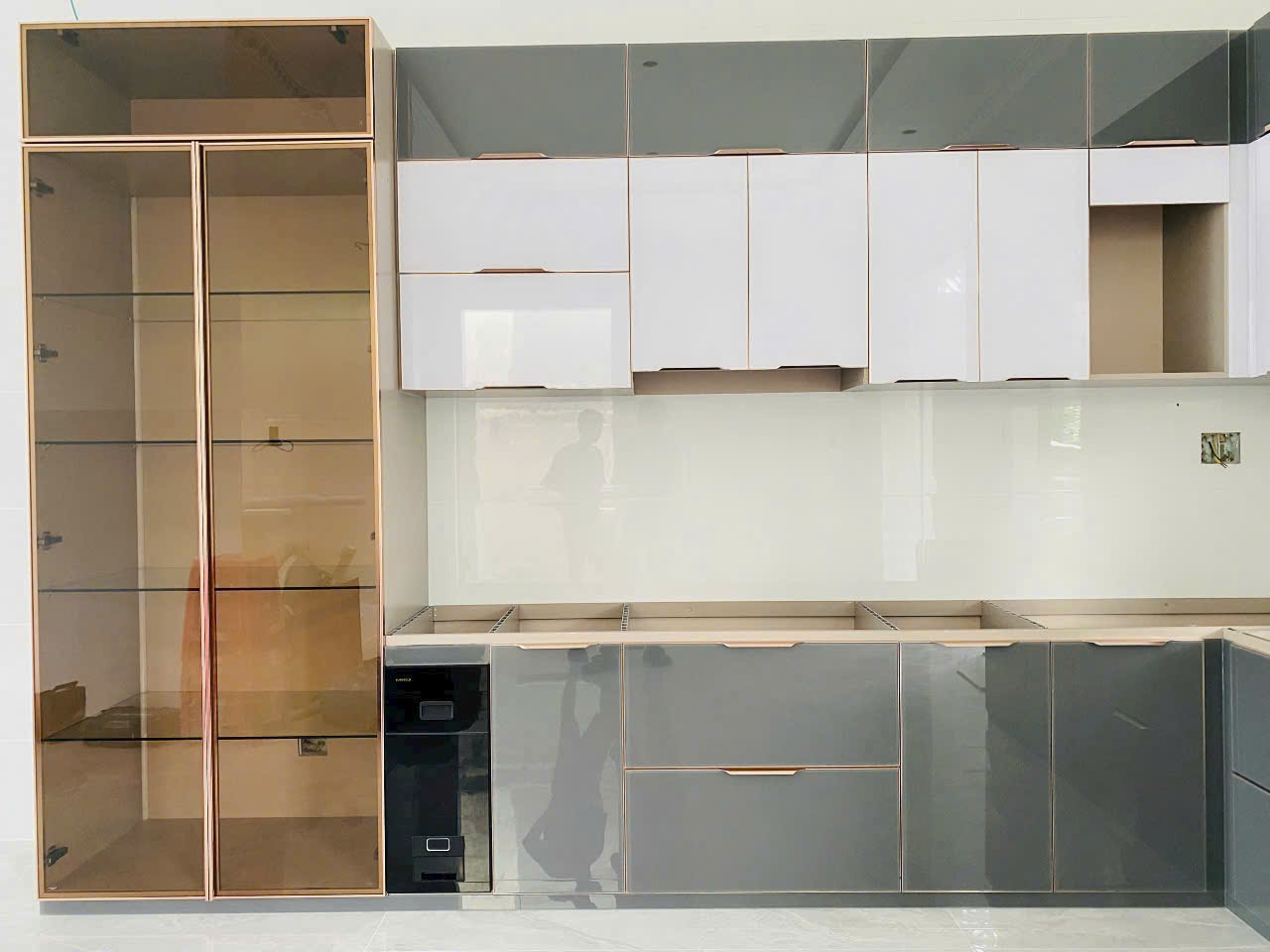 Tủ bếp có thiết kế độc đáo