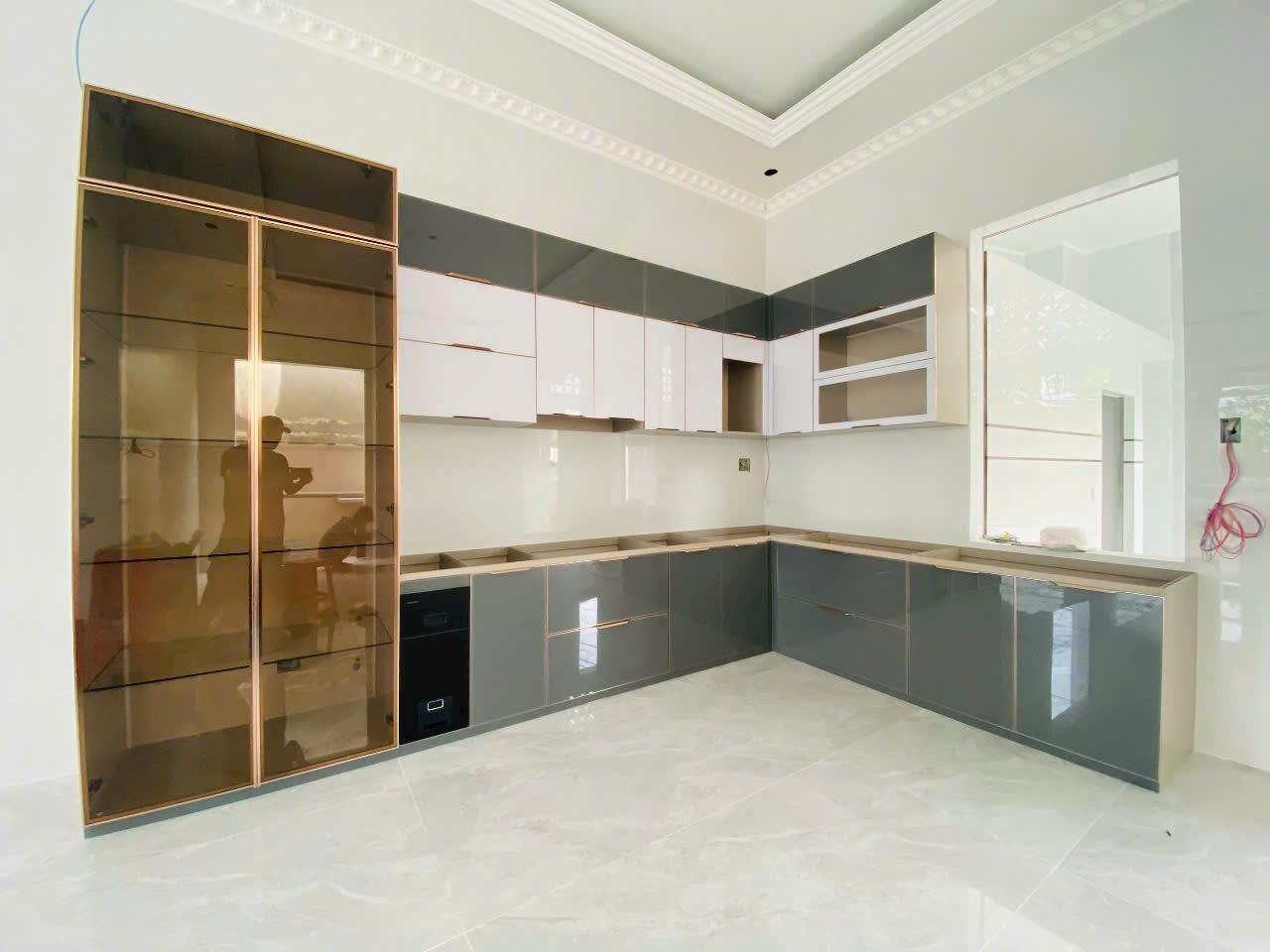 Tủ bếp có thiết kế độc đáo